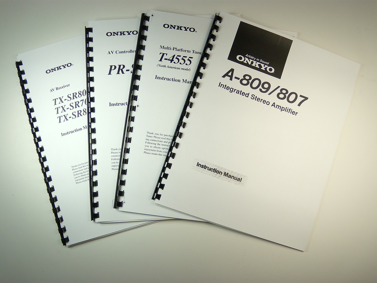 Onkyo Integra TX-8160 Receiver Owners Instruction Manual