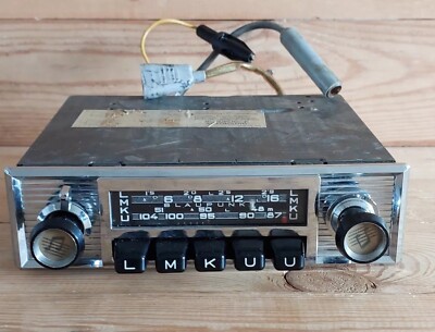 blaupunkt frankfurt s z-series chrome vintage classic car radio