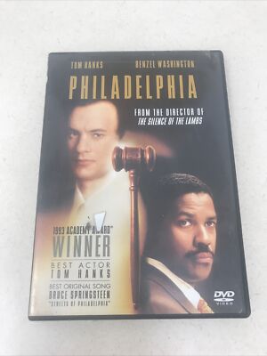 DVD Philadelphia Tom Hanks Denzel Washington 