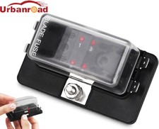 4Way 12V 32V Auto Car Power Distribution Blade Fuse Holder Box Block Panel Board