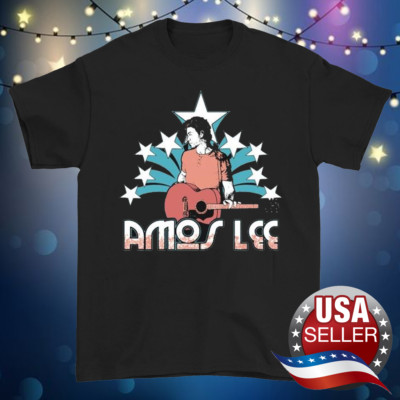 Amos Lee artwork black T-shirt short sleeve All sizes S to 45XL JA202