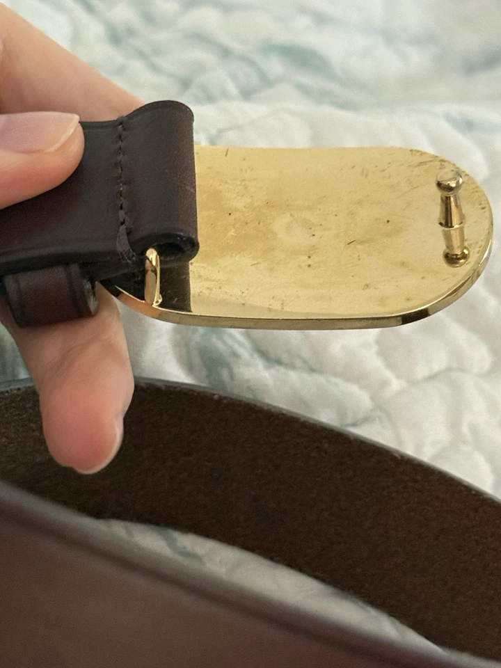 Auténtico cinturón de cuero Dsquared2, 34 pulgadas Foto 3 de 4