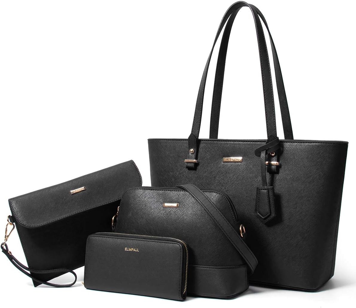 Women Fashion Handbags Wallet Tote Bag Shoulder Bag Top Handle Satchel Purse Set