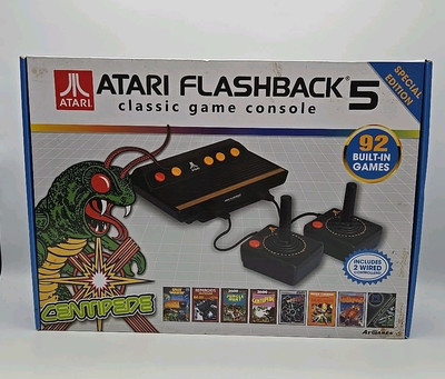 Atari Flashback Classic Game Collector's Edition Black Red Console  857847003240|