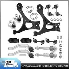 14Pc Suspension Kit Front Lower Control Arms for Honda Civic 2006-2011 K620382