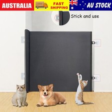Retractable Baby Gate Pet Safety Fence Guard Enclosure Stair Isolation 1.1/1.3M