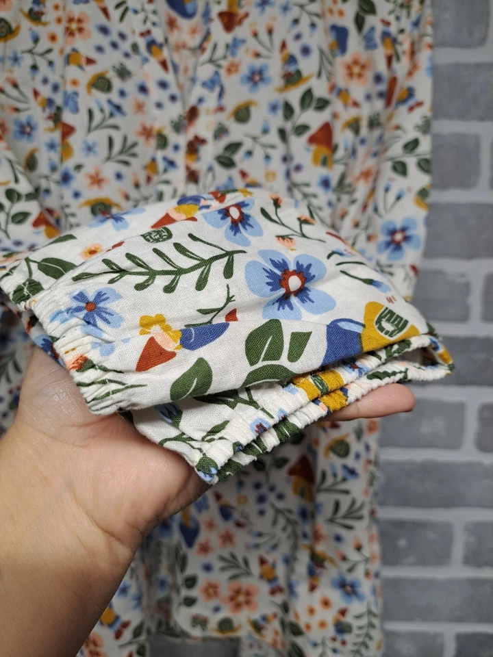 Túnica Duluth feminina artesanal cânhamo gola V manga longa tamanho XL - Imagem 4 de 4