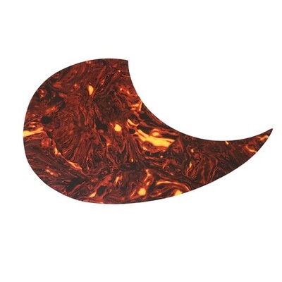 Acoustic Guitar Pickguard OM 18V Style Self Adhesive Tortoise Shell Red