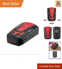 V7 GPS Radar Detector: 360-Degree Laser Detection with Voice Alerts Compact