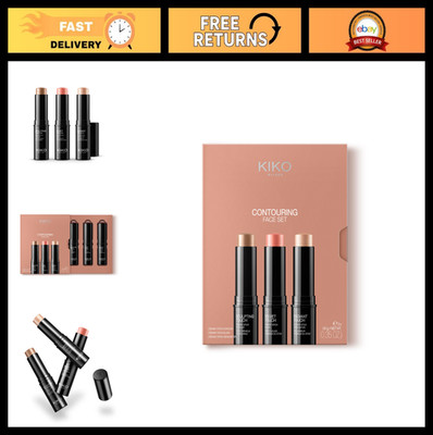 Contouring Face Set - 3-Piece Make-Up Kit: Blush, Highlighter & Contour Sticks