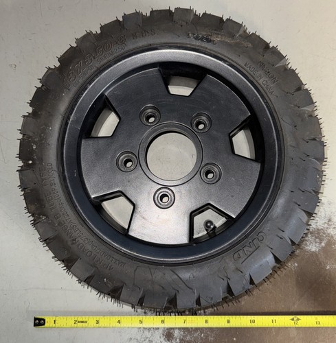 13" X 3.50-8 Pneumatic Wheel 5 Bolt Black Pride Pursuit 2 AIR tires rims wheels
