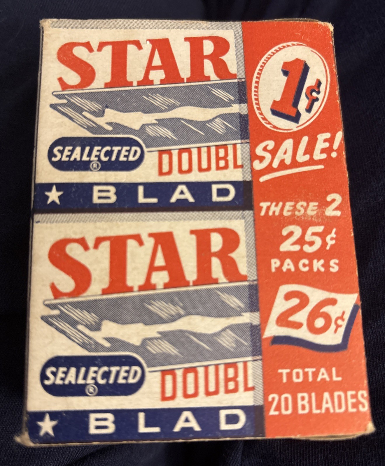 Double Edge Blades Full Box Nos American Safety Brooklyn Ny