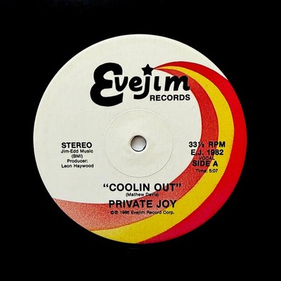 PRIVATE JOY ''Coolin Out'' CLASSIC EVEJIM SOUL BOOGIE SYNTH FUNK REISSUE 12''