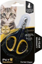 Cat Nail Clippers by Pet Republique   Professional Black  Yellow
