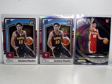Zaccharie Risacher 2024-25 Optic HOLO Rated Rookie 268 Hawks Instant Impact