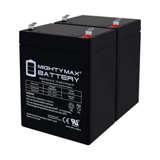 Mighty Max 12V 2.9AH F1 SLA Battery Compatible With Omni-Graph 6000 EKG - 2 Pack