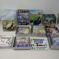 Lot Of 48 NEW SEALED PC Video Games Professional Farmer, Hidden Object,  More 