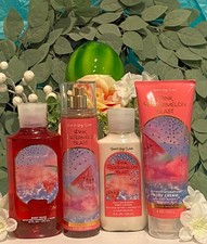 Bath Body Works 4pc Set PINK WATERMELON BLAST Mist, Cream, Lotion, Wash NEW