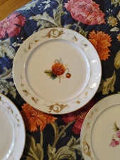 8- 7 3/4" Old Paris Porcelain Plates.