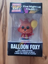 Globo Foxy, Llavero Pop de Bolsillo, Five Nights at Freddy's, Figura Vinilo