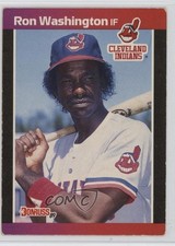 1989 Donruss Ron Washington (*Denotes on Back) #468 1az3