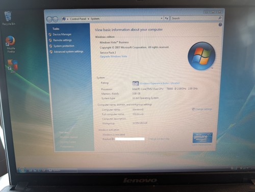 15.4" Lenovo 3000 G530 Laptop 4446-25U Core 2 C2D T6400 2ghz 3gb ram 250gb... - Foto 2 di 16