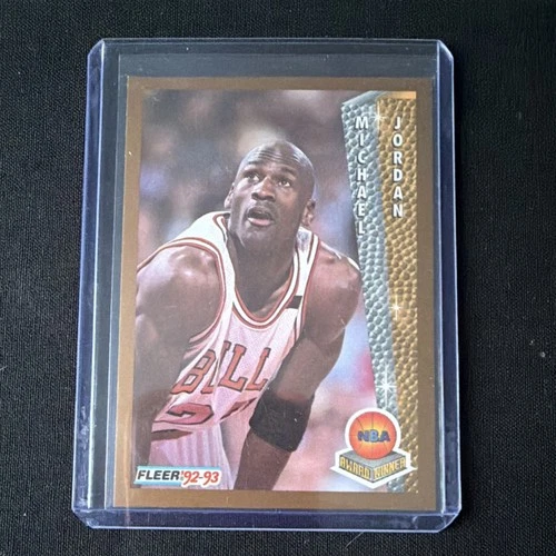 Fleer 1992-93 Award Winner Michael Jordan #246 Chicago Bulls Basketball Card