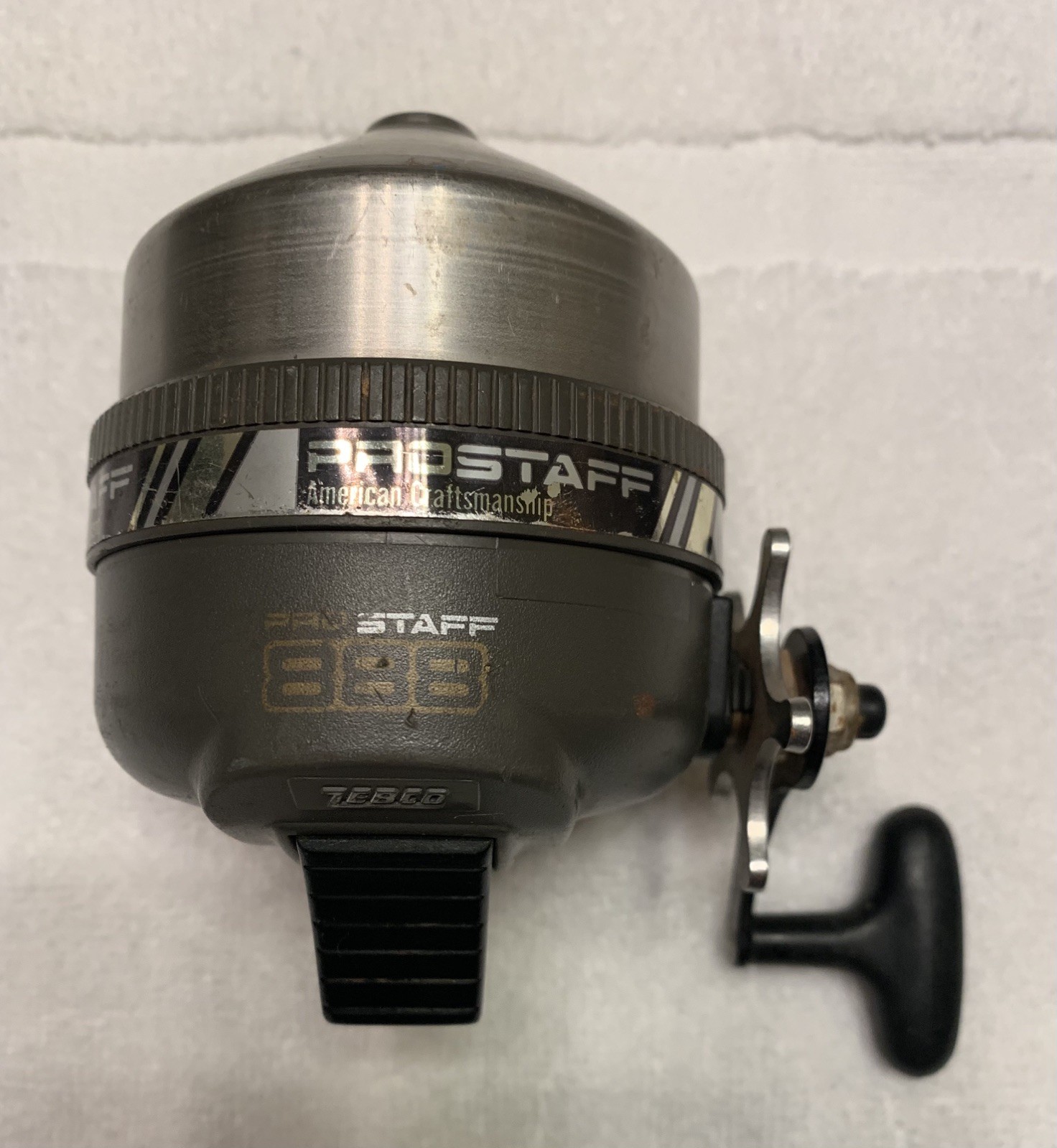 Vintage Zebco Pro Staff 888 Spin Cast Fishing Reel Made In U