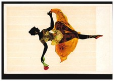 Scherenschnitt-AK Die Tanzende