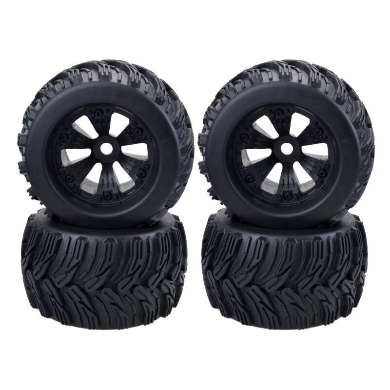 4x 170mm Wheel Rim & Tires for 1/8 Monster Truck Traxxas HSP HPI Racing RC Car - Image 2 of 4