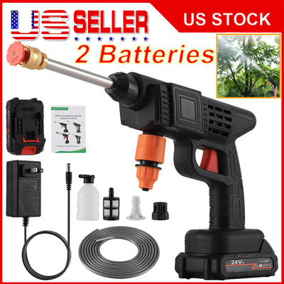 #ad #ad Portable Cordless Electric High Pressure Water Spray Gun Car Cleaner Washer Tool $28.19