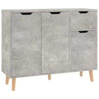 Sideboard Betongrau 90X30X72 Cm Holzwerkstoff