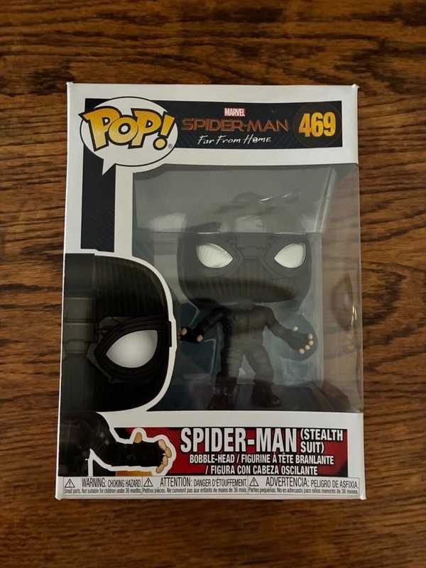 Funko Pop!  Marvel - Spider-Man (Stealth Suit) #469 Spider-Man Far From Home