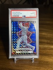 2022 Panini Mosaic - Shohei Ohtani - No. 281 MVP 2021 Camo Blue - PSA 10 GEM MT