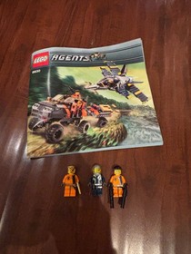 LEGO Retired Agents Lot: Includes Sets 8630, 8631, 8632, 8633, 8970 - Used