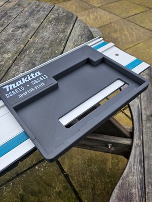 Adapter Boden Kufenplatte für Makita DSS610 und DSS611 und Makita Führungsschiene