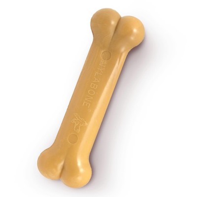 Nylabone Power Chew Original Bone Toy, Peanut Small, Butter