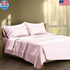 Xoox Linen California King Sheet Sets Cotton - 500 Thread Count 100 Cotton Cal