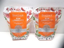 Instinct 15oz. Longevity Freeze Dried Lamb Dog Food 02/2026 - Lot of 2