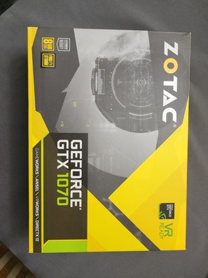 ZOTAC GeForce GTX 1070 8GB GDDR5 PCIe x16 VR Ready DirectX 12 DVI