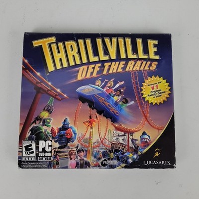 Thrillville Off The Rails Video Game Pc Cd-Tom E-Everyone (Factory Sealed) 