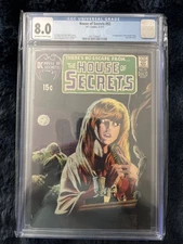 House of Secrets #92 CGC 8.0 1971 OW/W PGS 1st  Apr. of Swamp Thing DC Key 🔑