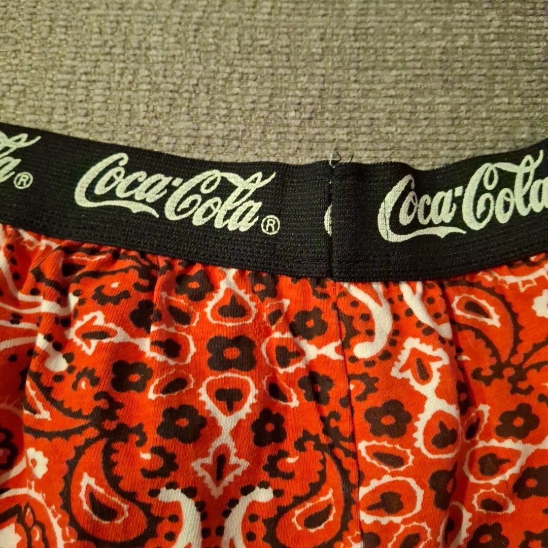 Coca-Cola Coke Boxer Brief XL Size Mens Red White Logo Waistband image 6