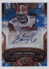 2024 Topps Resurgence Signatures Blue Surge Refractor 9/99 Josh Cribbs Auto sc2