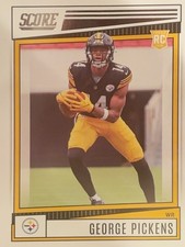 Panini 2022 Score Rookies George Pickens #383 Pittsburgh Steelers Football Card