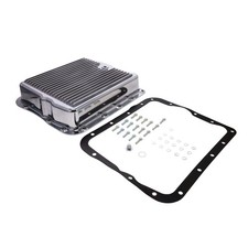 Finned Aluminum Transmission Pan For Gm 700r4 4l60 4l60e - Polished Finned Aluminum Transmission Pan For Gm 700r4 4l60 4l60e - Polished