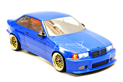 RC 1/10 BMW M3 E36 Coupe AWD Drift Car W/ LED *RTR* -BLUE-