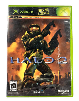 Halo 2 Microsoft Xbox Vintage 2004 Bungie Disc & Case Tested