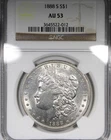 1888-S Morgan Dollar NGC AU53 Circulated Key Date $1