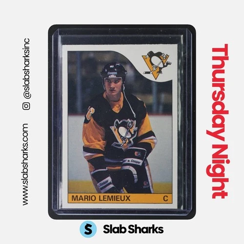 1985 O-PEE-CHEE #9 MARIO LEMIEUX RC ROOKIE